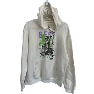 Disney Tim Burton’s Nightmare Before Christmas XL Hoodie Sweatshirt Jack Sally